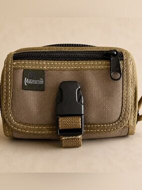 Maxpedition Tactical EDC Utility Pouch Belt Organizer Wallet Coyote Tan